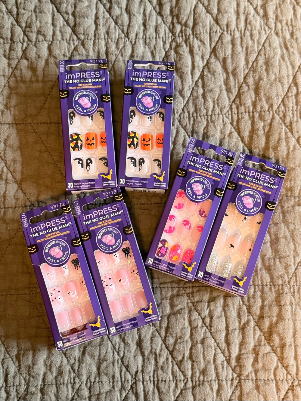 NEW: (6) Halloween imPRESS nails